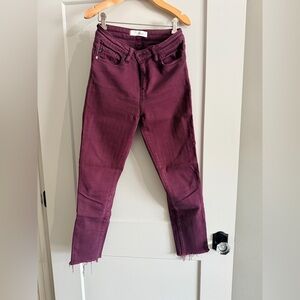 KanCan Deep Purple Ankle Jeans